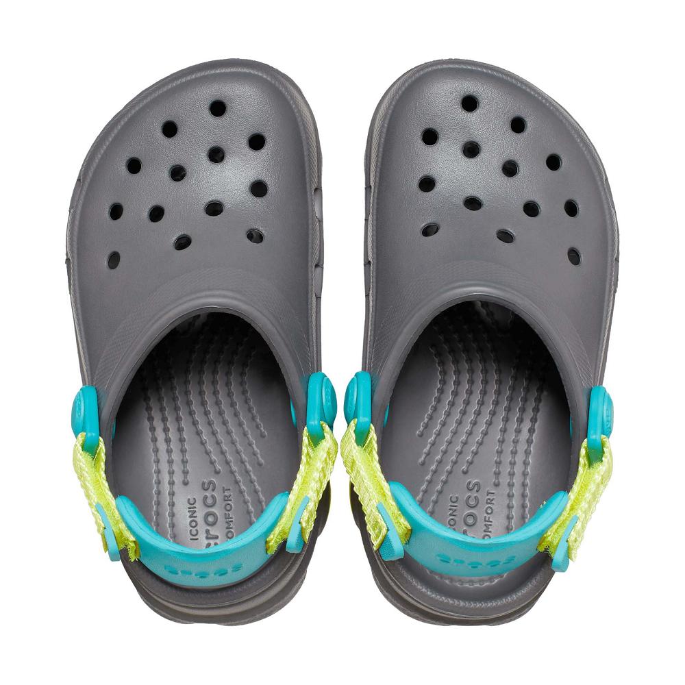 Grey Girls' Crocs Toddler Classic All-Terrain Clogs | NZ 1525JPQJ